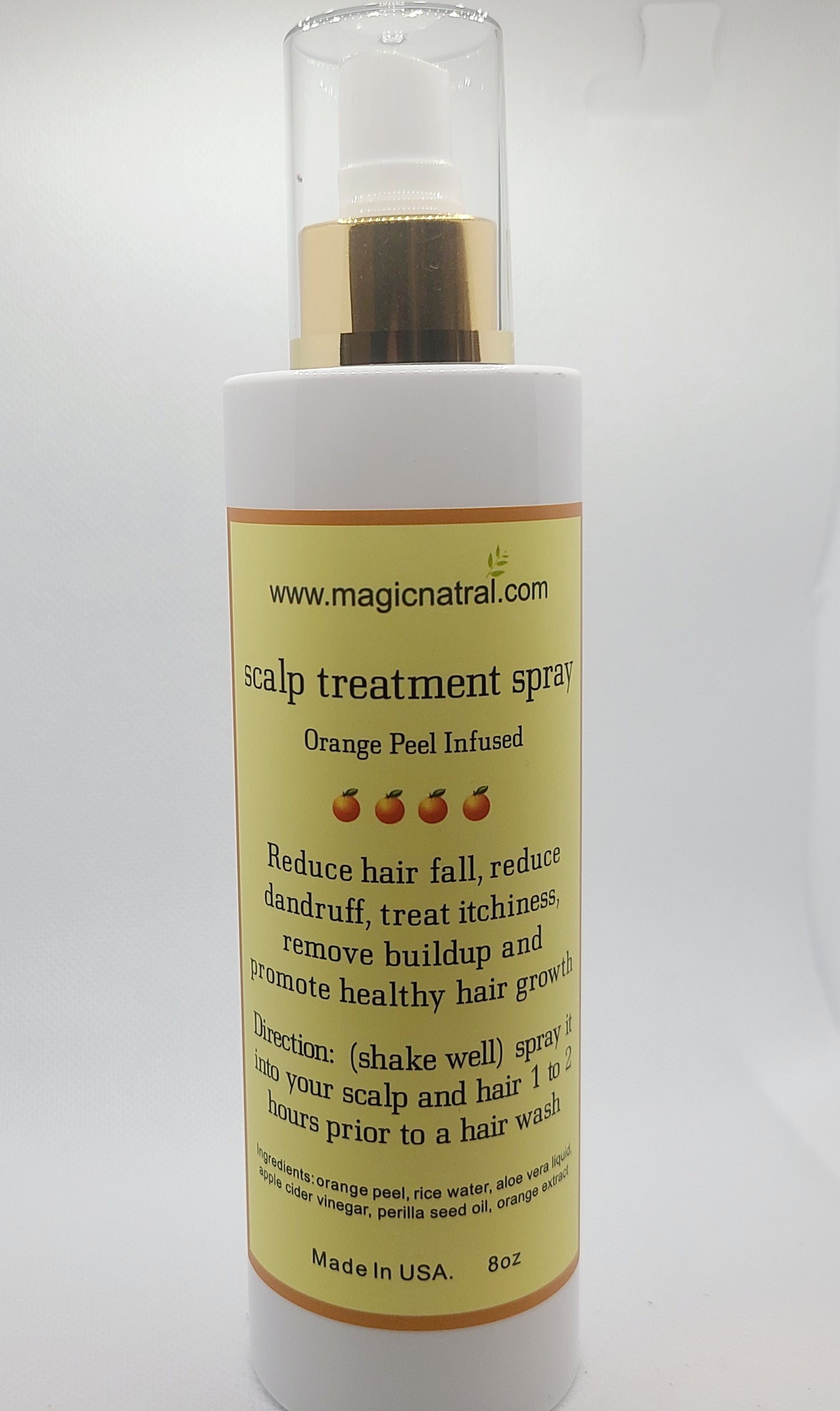 Scalp treatment spray