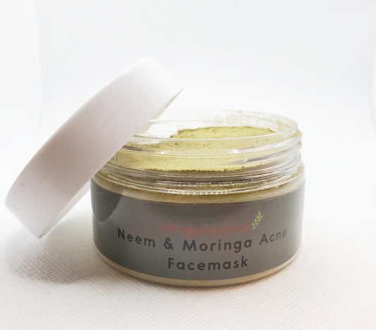 Organic neem face mask for acne (4oz, 119ml)