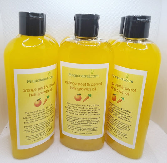 6 orange peel & carrot oil